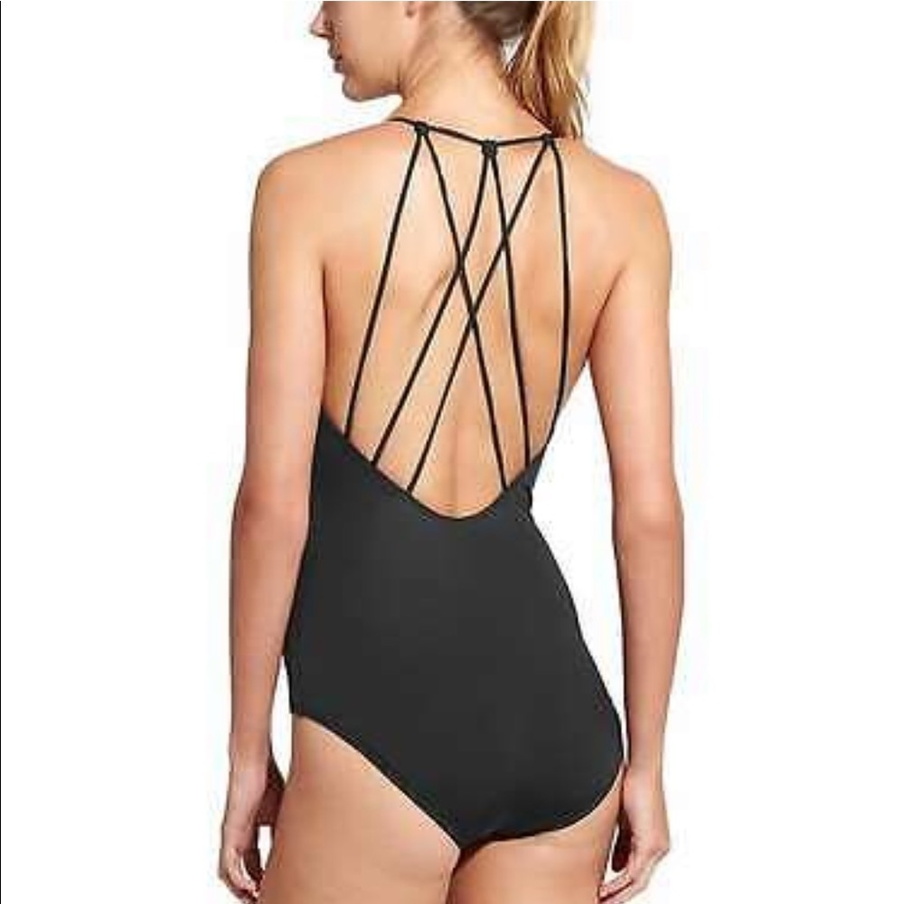 Athleta Aqualuxe Molded Cup One Piece Swimsuit